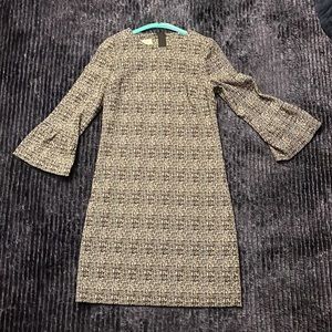 Elegant Black and White Women's Dress